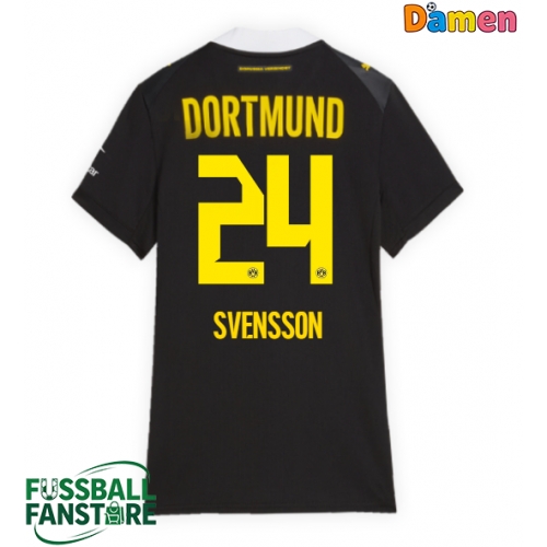 Borussia Dortmund Daniel Svensson #24 Replik Auswärtstrikot Damen 2026-27 Kurzarm